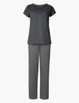 M&S COLLECTION Pure Cotton Striped Pyjama Set