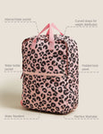 M&S COLLECTION Kids' Water Repellent Leopard School Backpack