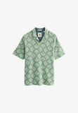 Scott ellis- Polo shirt - green white