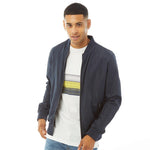 Brave Soul Mens Sanjay Bomber Jacket Navy