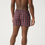 M&S 3pk Pure Cotton Assorted Woven Boxers