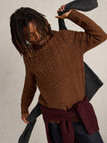 Men’s Lambswool Cable Knit Crew Neck Jumper