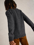 Men’s Lambswool Cable Knit Crew Neck Jumper