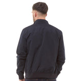 French Connection Mens Harrington Jacket Marine/Gunmetal