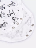 Printed cotton bodysuits for babies
