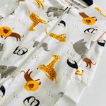 Safari Adventure 2-Way Zip Baby Romper – Soft & Breathable Cotton