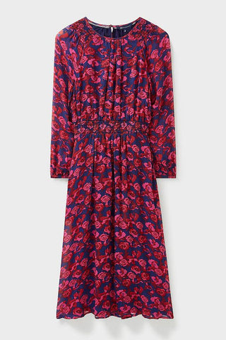 Pink Floral 'Lorie' Midi Dress