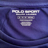 Polo Sport Ralph Lauren Performance T-Shirt XL Top Large Spell Out Graphic