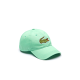 Lacoste Liamone Contrast Strap And Oversized Crocodile Strapback Cap