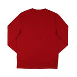 Men's DKNY Cotton Blend Bold Graphic Print Long Sleeve Tee Red