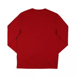 Men's DKNY Cotton Blend Bold Graphic Print Long Sleeve Tee Red