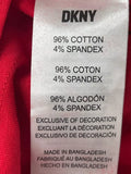 Men's DKNY Cotton Blend Bold Graphic Print Long Sleeve Tee Red