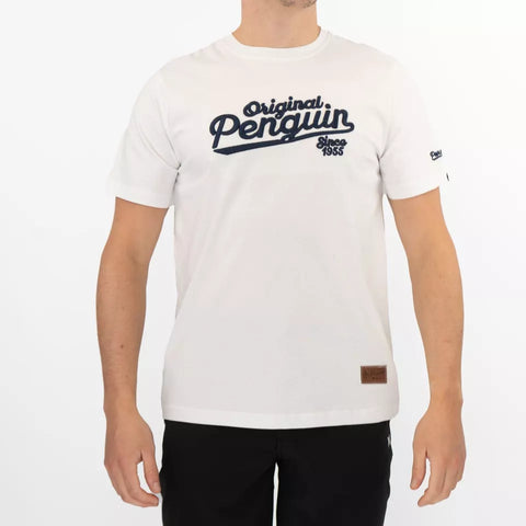 Original Penguin Mens T-shirt Tee Top Short Sleeve Embroidered Summer Cotton Mix