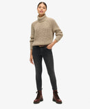 Slouchy Stitch Roll Neck Knit
Colour: Soft Beige Marl