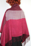 M&S Warm Soft Scarf Plaid Poncho