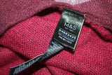 M&S Warm Soft Scarf Plaid Poncho