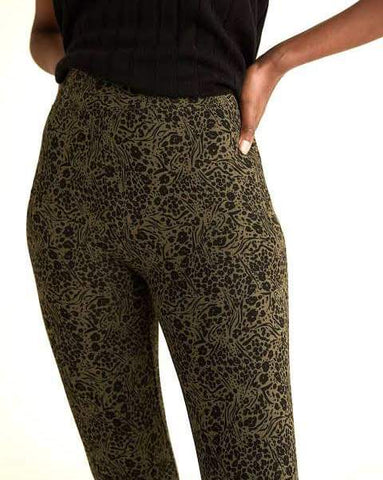 M&S Khaki Animal Print High Waisted Leggings