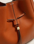 M&S Faux Leather Drawstring Tote Bag