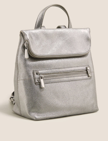 M&S Leather Mini Backpack Bag