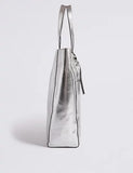 M&S Leather Shopper Bag