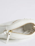 M&S Leather Crescent Cross Body Bag