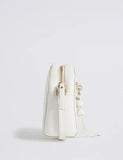 M&S Leather Crescent Cross Body Bag