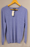 M&S Pure Cashmere Sweater Blue