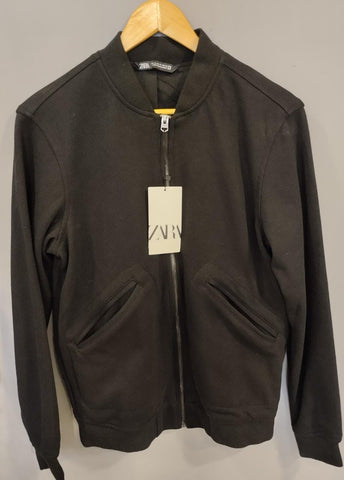 Zara Black Bomber Jacket