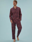 M&S Pure Cotton Printed Pyjama Set