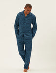 M&S Pure Cotton Leaf Print Pyjama Set