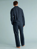 M&S Brushed Cotton Striped Pyjama Set
