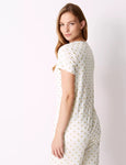 M&S Glitter Star Print Short Sleeve Pyjama Top