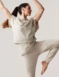 M&S GOODMOVE
Cotton Rich Cuffed Relaxed Joggers