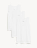 M&S 3pk Cool & Fresh™ Sleeveless Vests