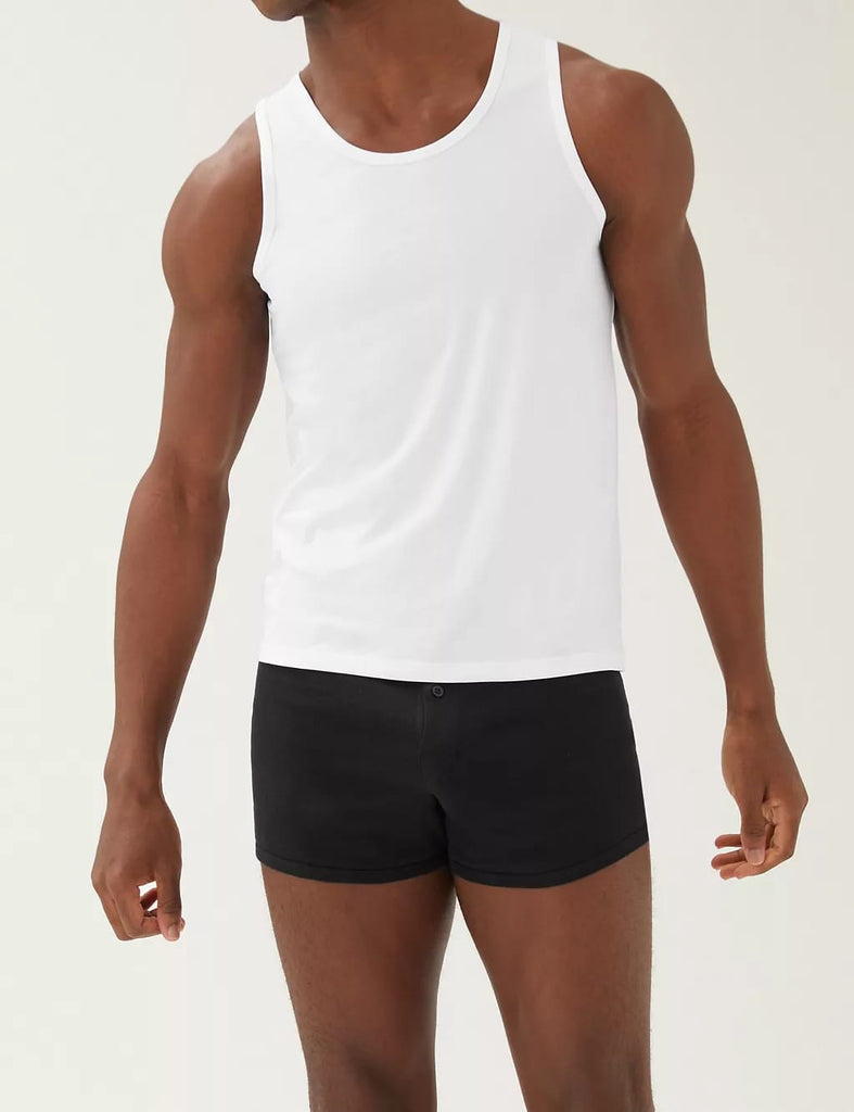 M&S 3pk Cool Fresh™ Sleeveless Vests – Brand Ministry