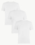 M&S 3pk Cool & Fresh™ T-Shirt Vests