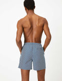 M&S Swimwear | Mens Quick Dry Geometric Swim Shorts Blue Mix