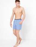 M&S Swimwear | Mens Seersucker Swim Shorts Blue Mix