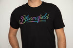 BLOOMEFIELD REFLECTIVE TEXT CREW NECK TEE