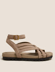 M&S Suede Strappy Flat Gladiator Sandals