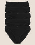 M&S COLLECTION

5pk Cotton Rich Lycra® High Leg Knickers