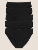 M&S COLLECTION

5pk Cotton Rich Lycra® High Leg Knickers