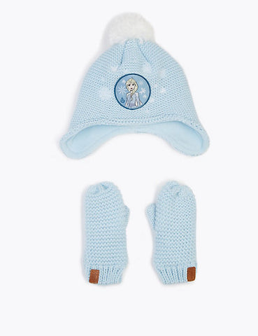 M&S Kids' Disney Frozen™ 2 Hat & Mittens Set