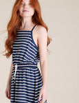 Cotton Jersey Striped Dress
