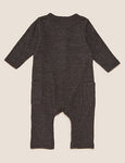 Textured Velour Romper