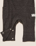 Textured Velour Romper