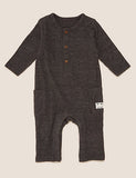 Textured Velour Romper