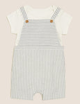 2Pc Pure Cotton Striped Outfit