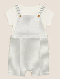 2Pc Pure Cotton Striped Outfit