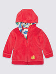 Cotton Rich Towelling Hooded Top